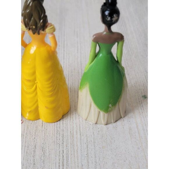 Snow White Bell beauty Beast Tiana princess frog set Disney Pixar toy - Picture 9 of 12